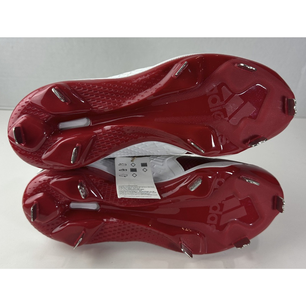 NWT Adidas Men's Size 7 ICON 8 Baseball CLEATS IG7104 Red Shoes New Without Box - Picture 11 of 12